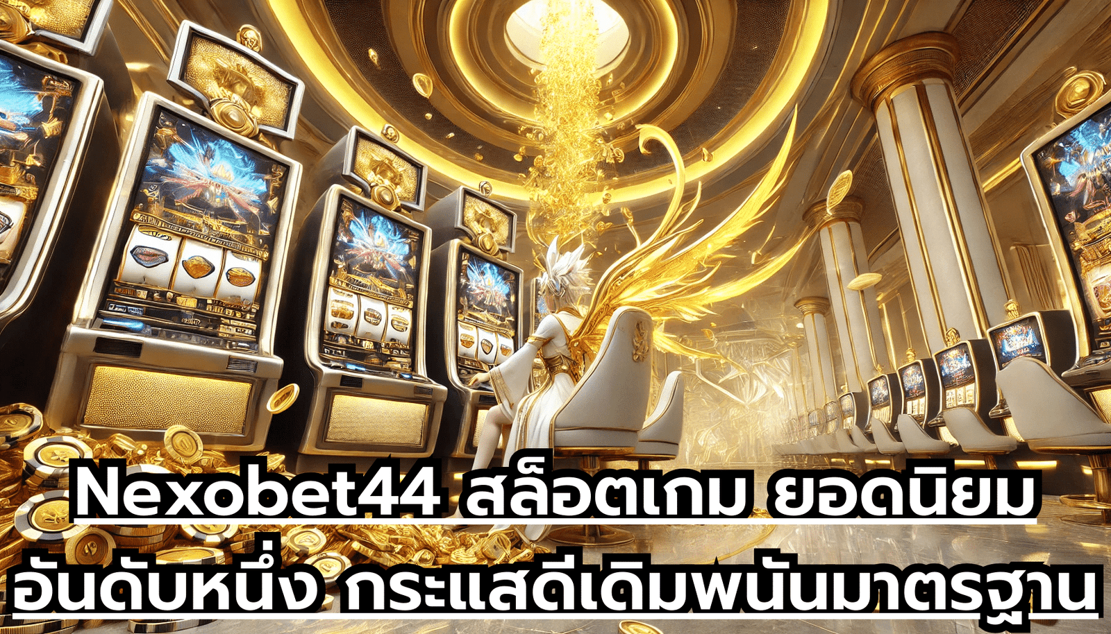 ์Nexobet44 สล็อตเกม ยอดนิยมอันดับหนึ่ง กระแสดี ระบบเดิมพนันมาตรฐานโลก เกมได้เงินจริง ไม่มีโกง
