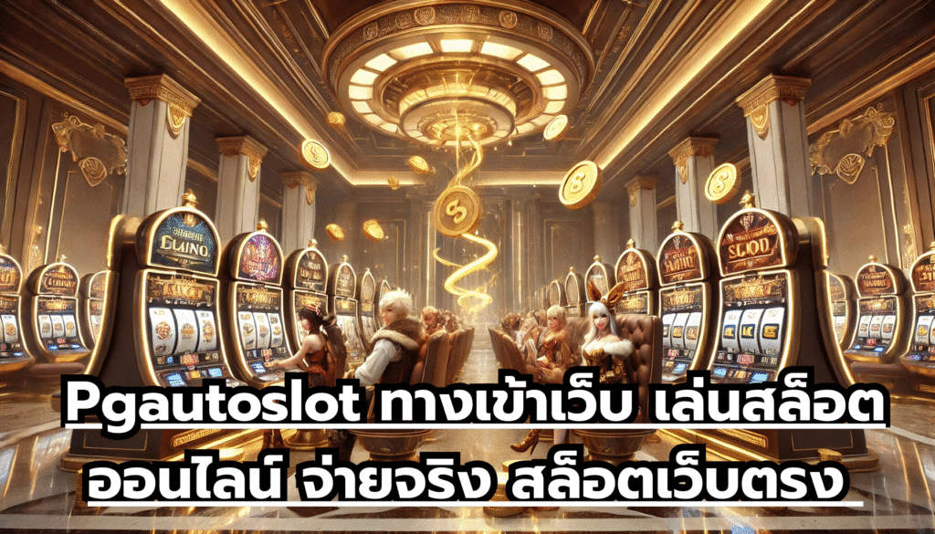 Pgautoslot ทางเข้าเว็บ เล่นสล็อตออนไลน์ จ่ายจริงสล็อตเว็บตรง เกมแตกหนัก จัดเต็ม โบนัสสูง จ่ายจริง