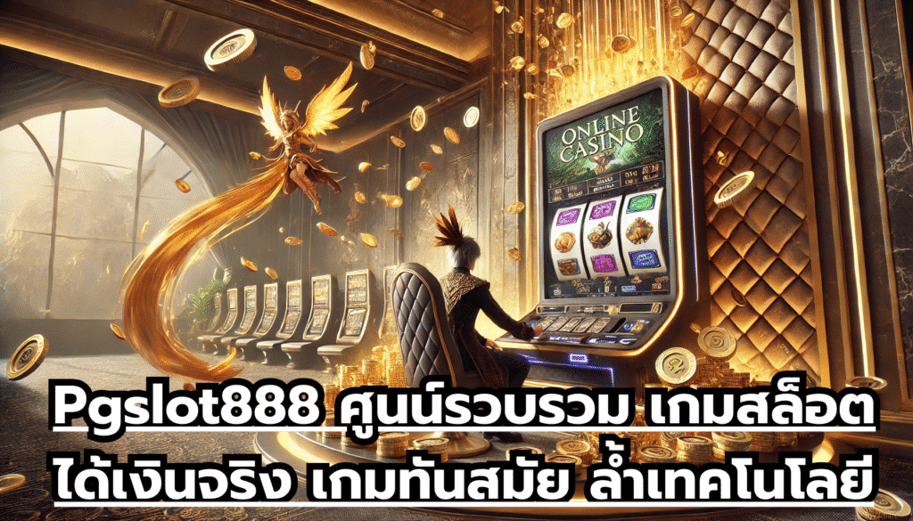 Pgslot888 ศูนน์รวบรวม เกมสล็อต ได้เงินจริง เกมทันสมัย ล้ำเทคโนโลยี เล่นง่ายๆ ผ่านมือถือ