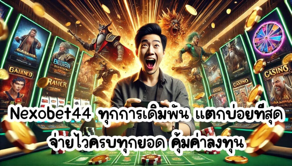 Nexobet44 ทุกการเดิมพัน แตกบ่อยที่สุด จ่ายไวครบทุกยอด คุ้มค่าลงทุน-1